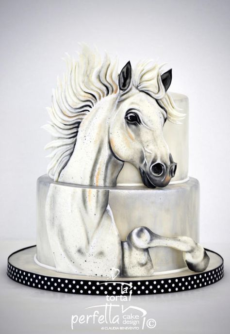 Horse Cake - http://cakesdecor.com/cakes/280334-horse-cake Horse Yard, Easy To Make Cake, Horse Birthday Cake, Rodjendanske Torte, Birthday Cake Decorating Ideas, Horse Cake, Hand Painted Cakes, Edible Paper, Animal Cakes