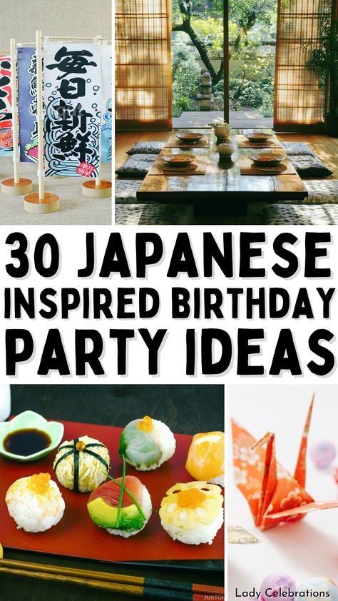 Planning a birthday party can be both exciting and overwhelming. From choosing the theme to organizing the smallest details, creating a memorable experience takes effort.
If you’re searching for a unique idea that combines elegance, fun, and cultural charm, consider Japanese inspired birthday party ideas.

With its rich traditions, bold colors, and versatile influences, Japanese culture offers endless inspiration—from cherry blossoms to sushi, origami to kimonos. Asian Inspired Birthday Party, Japanese Decorations Party, Birthday Party Adult Woman, Japanese Birthday Party Ideas, Japanese Party Decorations, Adult Birthday Party Food, Adult Birthday Party Activities, Japanese Themed Party, Birthday Party Ideas Adult