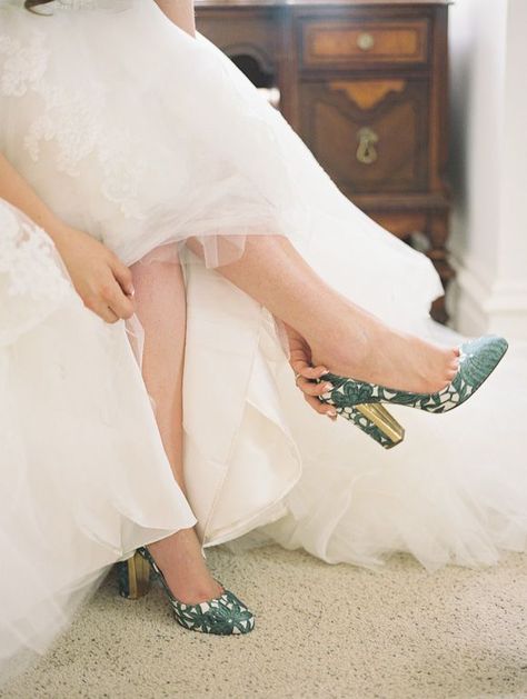 Soft grey, blue and sage green #wedding inspiration Green Wedding Inspiration, Beautiful Wedding Shoes, Wedding Sparrow, Shoes Illustration, Green Inspiration, Shoes Heels Classy, Sage Green Wedding, Shoes Photography, Mod Wedding