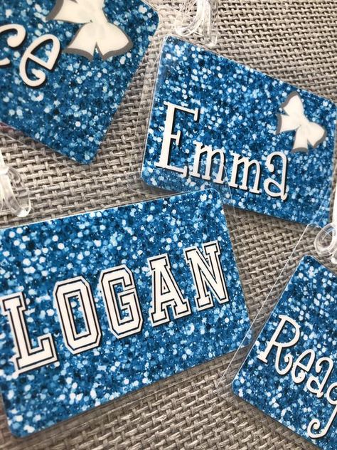 Cheer Bags Personalized, Cheer Competition Gifts Handbags, Cheer Bag Tags, Cheer Bag Keychains, Cheer Luggage Tags, Dance Competition Bag, Cheer Swag, Cheer Backpack Personalized, Kids Backpack Tags