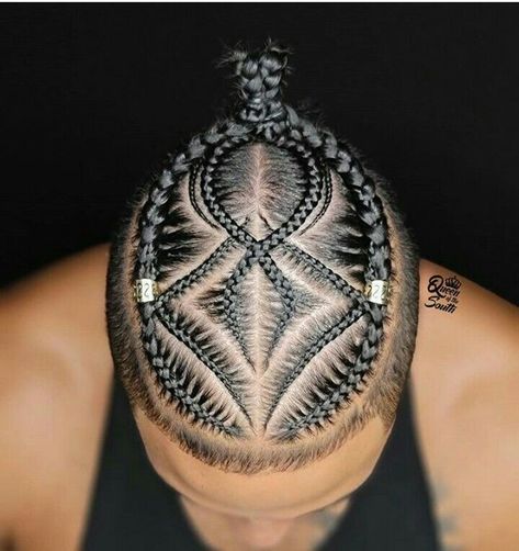 Braid Designs For Men, Cornrows Men, Hairstyles For Black Men, Braids With Fade, Braided Man Bun, Braid Styles For Men, Boy Braids Hairstyles, Cornrow Hairstyles For Men, Braids For Boys