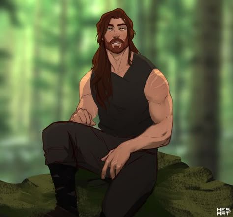 Beard Character Design, Strong Character Design, Alexander Hawthorne, Hawke Dragon Age, Elemental Magic, Arte Sketchbook, Auburn Hair, Character Design Male, Fantasy Inspiration