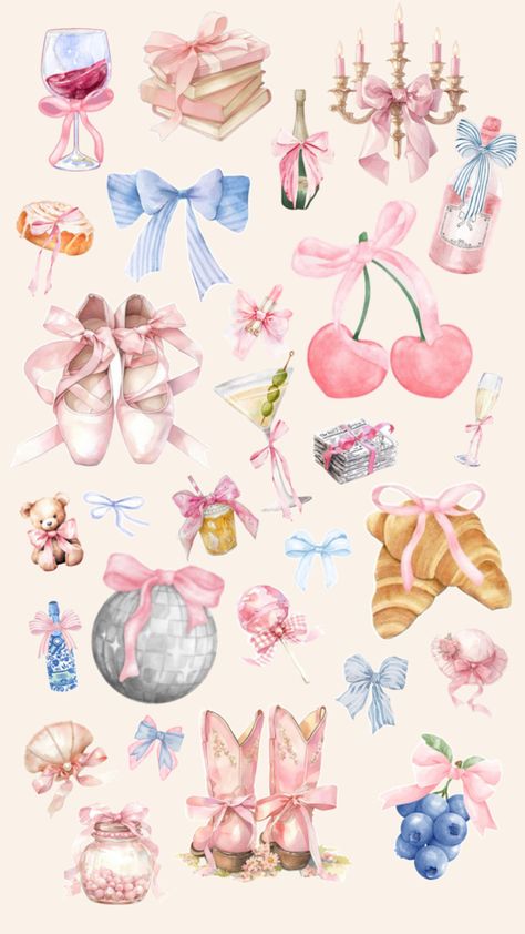 Boots bows pink blue loveshackfancy aesthetic The Nutcracker Aesthetic Wallpaper, Nutcracker Aesthetic Wallpaper, Blue Loveshackfancy, Loveshackfancy Aesthetic, Bows Pink, Bow Wallpaper, Whimsical Christmas, Christmas Fairy, Christmas Bows