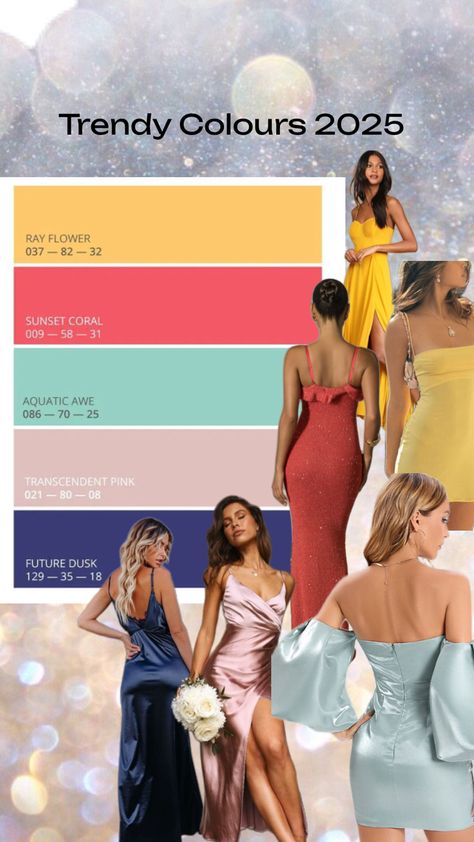 Fashion Colours Trends 2025 #outfitinspo #beauty #vintage #homedecor #trending #trendy #trend #trend2025 #fashion #fashioninspo #fashionboard #fashionaesthetic #2025 #fashiontrends2025 #colors Trends 2025, Color Schemes Colour Palettes, Color Trends Fashion, Trendy Colors, Fashion Colours, Color Trends, Daily Outfits, 90s Fashion, Color Schemes