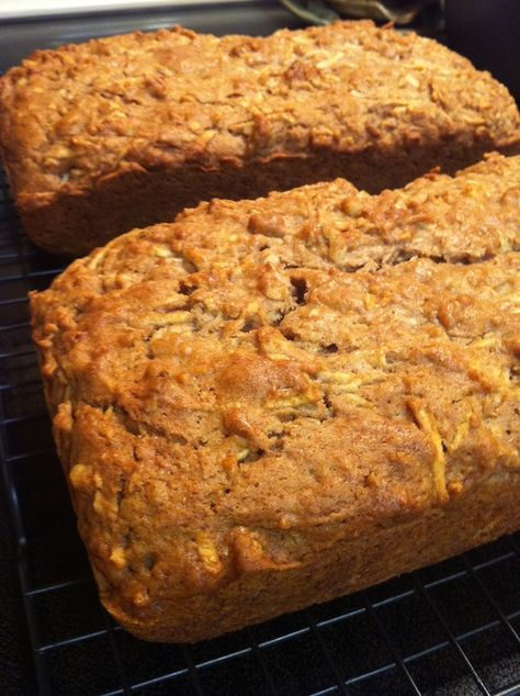 Apple Walnut Bread Apple Walnut Bread Recipe, Apple Walnut Cake Recipe, Apple Walnut Bread, Lemon Angel Food Cake, Non Dairy Desserts, A Seat At The Table, Loaves Of Bread, Apple Walnut, Seat At The Table