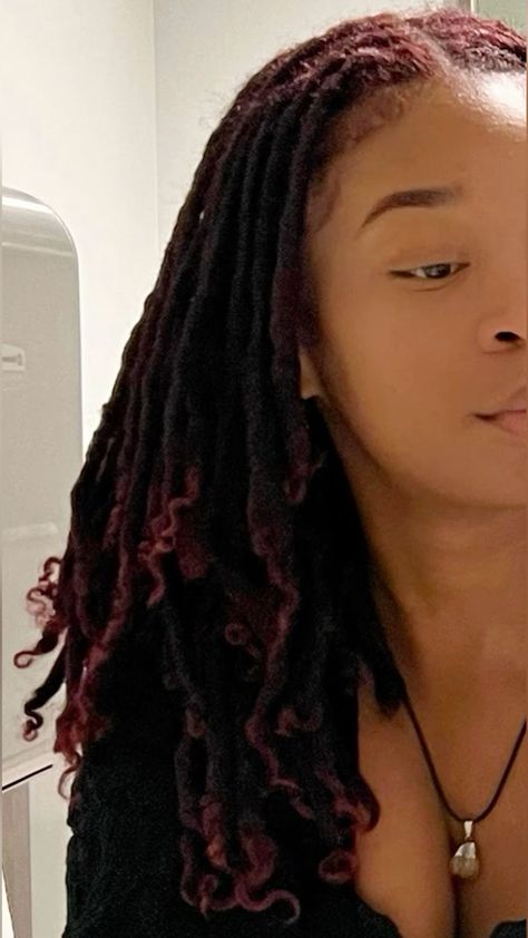 Layered Locs Black Women, Locs With Curly Ends Real, Fuzzy Locs, Loc Aesthetic, Fluffy Locs, Locs Women, Black Women Locs, Curly Locs, Beautiful Dreadlocks