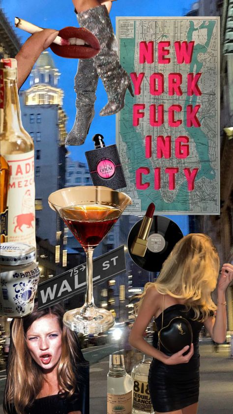 New York Theme Party, 21st Birthday Themes, Nyc Party, Bachelorette Inspo, Goodbye Party, New York Party, New York Theme, Ny Style, Fall Mood Board