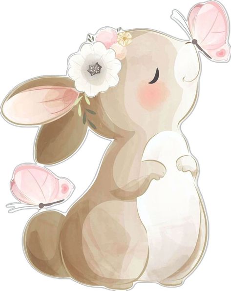 Bunny Images, Baby Animal Drawings, Idee Cricut, Bunny Baby Shower, Baby Illustration, Bunny Birthday, Baby Shawer, Butterfly Baby Shower, Foto Baby