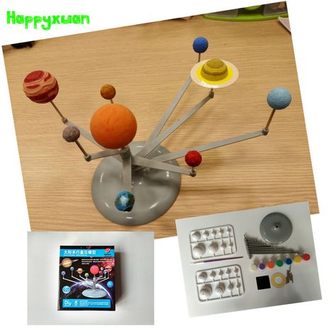 Happyxuan Astronomical Instrument Luminous Ball Diy  Assembly Science Experimental Nine Planets Solar System Model Toys Planetary Model, Solar System Projects For Kids, Diy Solar System, Planet Model, Planets Solar System, Nine Planets, Solar System Model, Solar System Projects, Astronomy Science