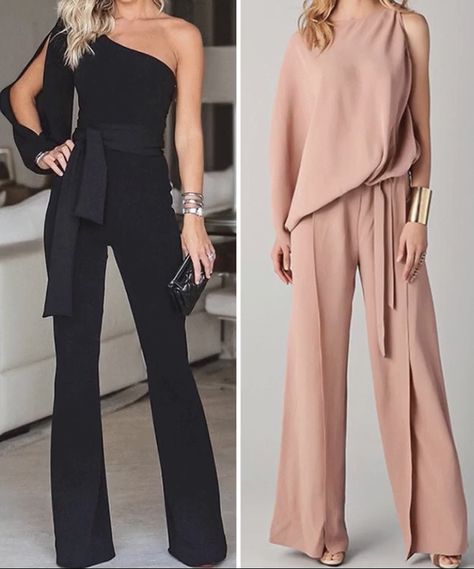 Evening Jumpsuits Classy, Modern Mother Of The Bride Dresses Classy, Jumpsuit Elegant Formal, Classy Jumpsuit Outfits, Elegant Wardrobe, Classy Jumpsuit, Outfits Wedding, Dress Code Wedding, Evening Jumpsuit