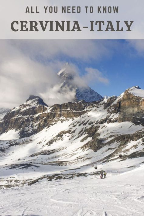 Cervinia Italy, Best Skiing In Europe, Ski Italy, Andorra Ski, Ski Europe, Dolomites Italy Winter Ski, Cervinia Skiing, Whiteface Mountain Ski, Cervinia Italy Skiing