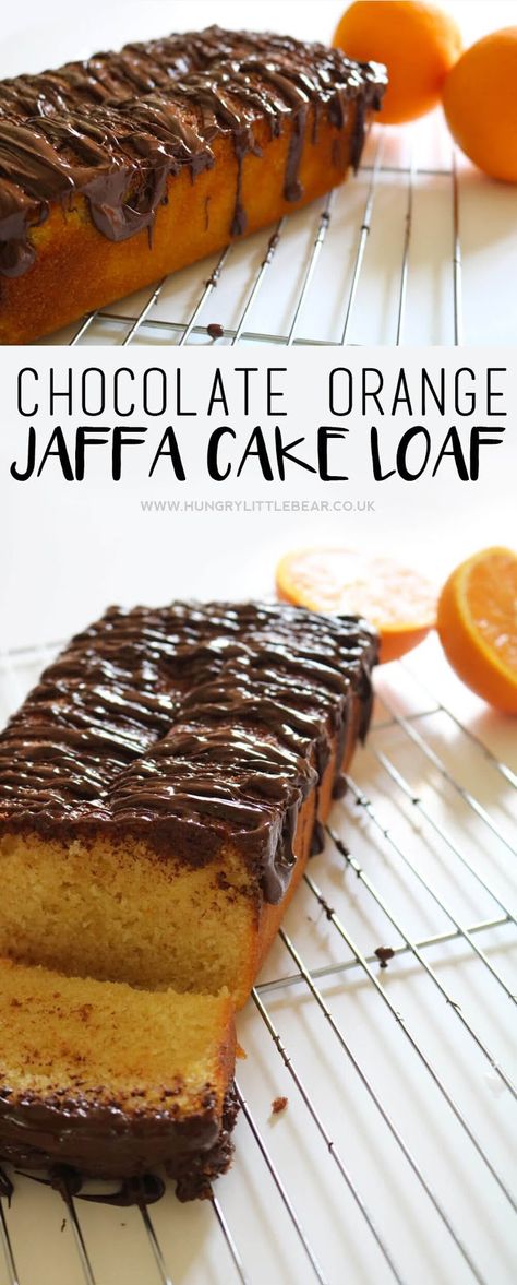 Jaffa Cake Recipe, Autumn Bakes, Chocolate Sponge Cake Recipe, Cake Recipes Chocolate, Sponge Cake Easy, Orange Loaf Cake, Orange Loaf, Cake Loaf, Sponge Cake Recipe