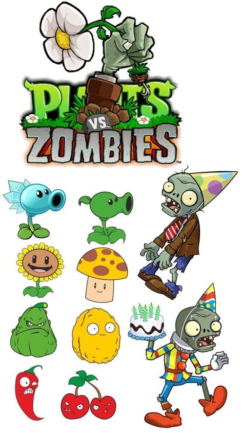 Plants Vs Zombies Cake, Zombie Cookies, Plants Vs Zombies Birthday Party, Zombie Wallpaper, Zombie Cake, Diy Cake Topper Birthday, Zombie Birthday Parties, Cartoon Sea Animals, Zombie Birthday