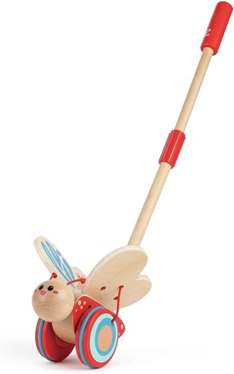 Amazon.com: Award Winning Hape Butterfly Wooden Push and Pull Walking Toy, L: 6.3, W: 5.8, H: 22.2 inch , Red : Toys & Games Hape Toys, Baby Mirror, Push And Pull, Push Toys, Learning Toys For Toddlers, Duck Toy, Pushes And Pulls, Travel Toys, Activity Toys