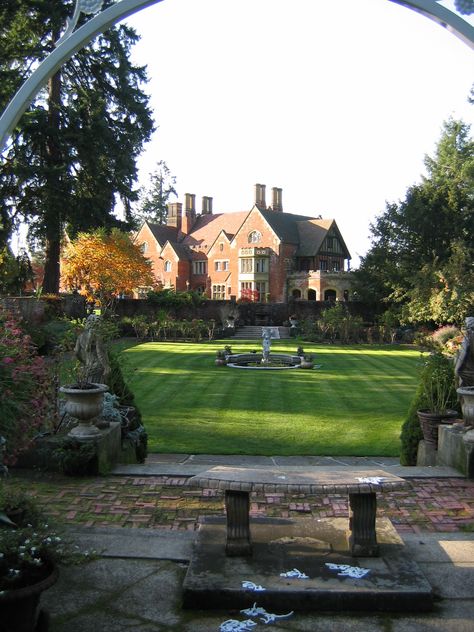 Thornewood Castle. Lakewood / Tacoma, Washington...I loved catering weddings here...so hauntingly beautiful. Living In Washington State, Seattle Washington, Reasons To Live, Wedding Time, Washington State, Pacific Northwest, North West, Secret Garden, Washington