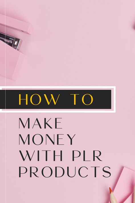 Learn how to make money with PLR products! Earn Passive Income, What To Sell, Create Digital Product, Marketing Guide, Passive Income Online, Marketing Skills, Making Money Online, Creating A Business, Small Business Ideas