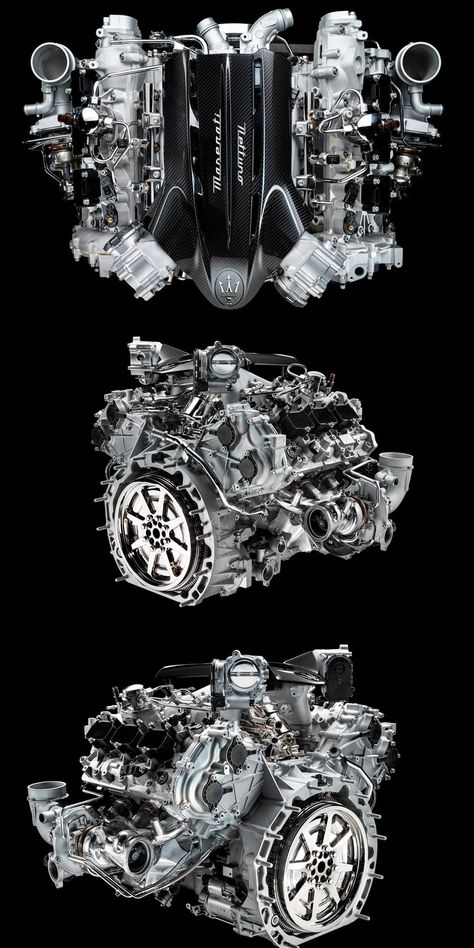 Maserati's New V6 Engine Is A 620-HP Masterpiece. Who needs Ferrari anyway. Car Engine Diagram, Car Engineering, Draw Cars, V10 Engine, V Engine, Car Engines, Caterpillar Engines, Hydrogen Fuel Cell, Biomechanical Tattoo