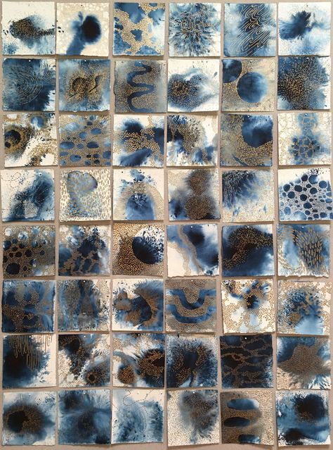 Indigo Painting, Emily Watson, Love Fest, Daily Exercise, Collage Art Mixed Media, Encaustic Art, Arte Inspo, Working People, A Level Art