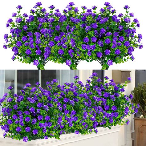 Outside Hanging Plants, Hanging Plants Garden, Hanging Planters Outdoor, Wedding Farmhouse, Porch Window, Box Wood Shrub, Boxwood Plant, Foundation Planting, Planting Shrubs