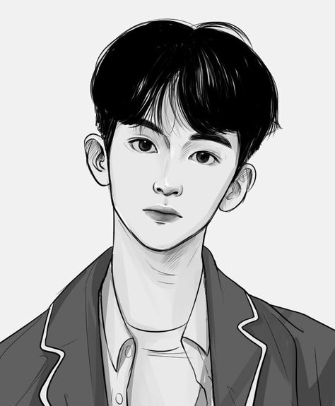 Art Tools Drawing, Kpop Drawings, Amazing Drawings, Korean Art, Graphic Design Fun, Anime Drawings Tutorials, Cute Art Styles, Mark Lee, Kpop Fanart