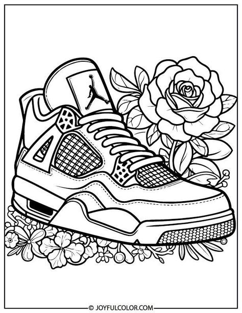 Sneaker Coloring Pages Free Printable, Coloring Pages Graffiti, Sneaker Coloring Page, Coloring Pages Shoes, Jordan Coloring Pages, Shoe Coloring Pages, Shoes Coloring Pages, Free Jordan, Jordan Painting