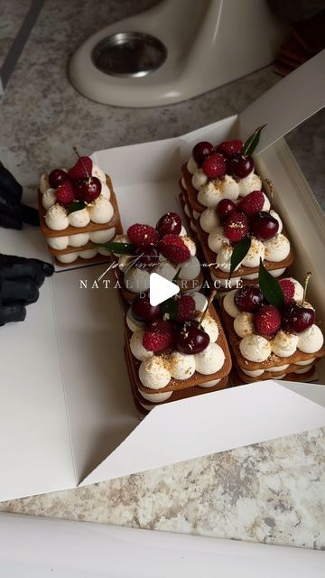 NATALIE MEREACRE on Instagram: "MINI HONEY CAKES (RECIPES AVAILABLE FOR PURCHASE) link in bio" Mini Layered Cake, Honey Cakes, Connor Price, Honey Cake Recipe, Plated Dessert, Cakes Recipes, Honey Cake, Layered Cake, Small Desserts