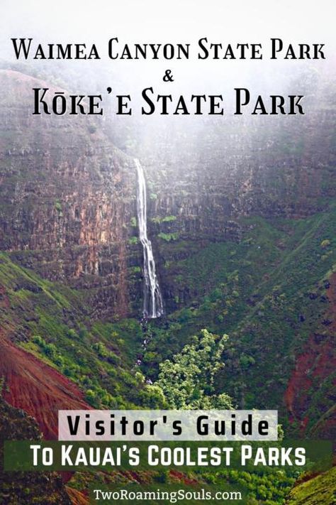 Waimea Canyon and Kokee State Park | Guide To The Best Spots - tworoamingsouls Waimea Canyon Hikes, Waimea Canyon Kauai, Haena State Park Kauai, Hawaiian Aesthetic, Hawaii December, Hawaii 2023, Hawaii Trip Planning, Hawaii Itinerary, Kauai Travel