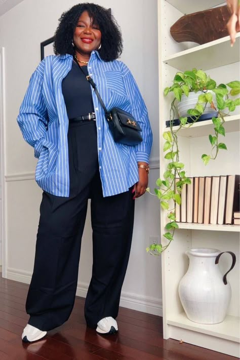 Office Outfits Women Plus Size, Oversized Shirt Outfit, Plus Size Looks, Flattering Outfits, Look Plus Size, Stylish Work Attire, Office Outfits Women, Work Fits, Plus Size Outfit