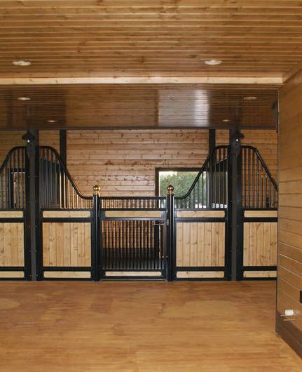 This Is One Stall I Want For My Friesian Horses Oh Yeah I Do Want This One For My Horses> Classic Euro Full Grill Low Rise Stall Front Stable Inspiration, Horse Stables Design, Dream Barn Stables, Equine Barns, Stall Fronts, Horse Barn Ideas Stables, Barn Stalls, Classic Equine, Horse Barn Designs