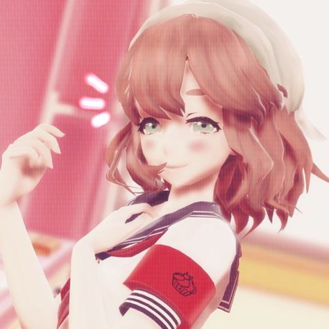 Yendere Simulator, Profile Picture Icon, Yandere Simulator Characters, Yandere Girl, Yandere Games, Pink Tumblr Aesthetic, Cooking Club, Childhood Games, Cartoon Profile Pictures