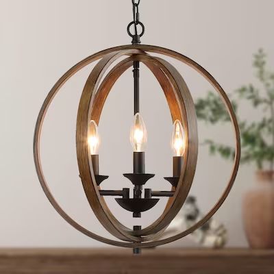 Black chandelier at Lowes.com: Search Results Modern Farmhouse Island Lighting, Dining Table Light Fixture, Entry Chandelier, Hanging Light Bulbs, Orb Light, Modern Style Decor, Cage Chandelier, Black Farmhouse, Farmhouse Light Fixtures