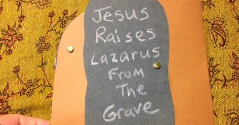 VERSES:    John 11:1-46  MEMORY VERSE:   John 11:35  "Jesus wept."  BOOK TO REMEMBER:    Ruth.  Write "Ruth" on small slips of paper and ... Jesus Raises Lazarus, John 11 35, Prek Centers, Jesus Miracles, Camp Hope, Story Crafts, School Planning, Preschool Bible Lessons, Jesus Wept