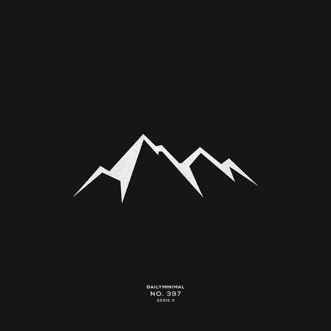 Logo Montagne, Daily Minimal, Geometric Logo Design, Adventure Logo, 광고 디자인, Mountain Logos, Tattoo Graphic, Photo Logo Design, Mountain Designs