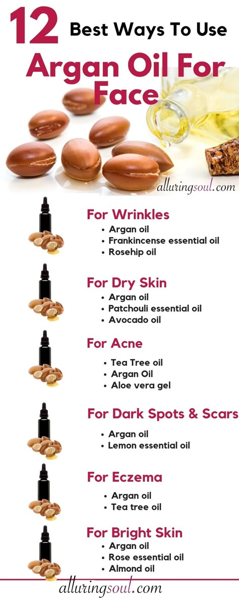 Argan Oil For Face, Argan Oil Face, Tea Tree Oil For Acne, Argan Oil Benefits, Oil For Dry Skin, Coconut Health Benefits, Treat Acne, Benefits Of Coconut Oil, Perfectly Posh