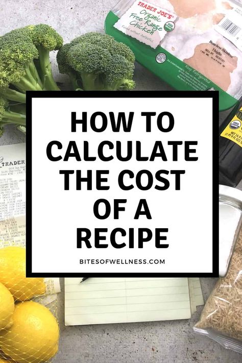 Recipe Cost Calculator, Recipe Calculator, Brown Jasmine Rice, Food Business Ideas, Food Cost, Organic Peanut Butter, Restaurant Management, Grocery Budgeting, Catering Food