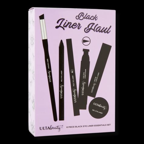 - Ulta Black Liner Haul Kit - Nwt Eyeliner Types, Makeup Ulta, Gel Eyeliner Pencil, Lip Jelly, Ulta Beauty Makeup, Cat Eyeliner, Waterproof Liquid Eyeliner, Cosmetic Sets, Black Liner