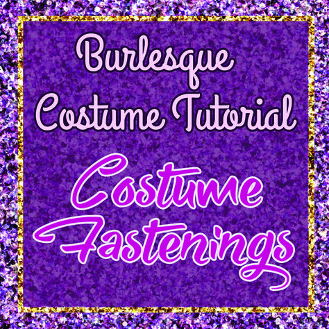 Burlesque Costume Tutorial: Costume Fastenings… Diy Burlesque, Diy Body Chain, Burlesque Fashion, Burlesque Pinup, Aerial Costume, Showgirl Costume, Costume Clothes, Rhinestone Costumes, Dance Stage