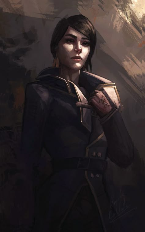 Emily Kaldwin by  T.D. Danza Dishonored Emily, Emily Kaldwin, Call Of Cthulhu Rpg, Vampire Art, World Of Darkness, Dishonored, Call Of Cthulhu, Dungeons And Dragons Characters, Bloodborne