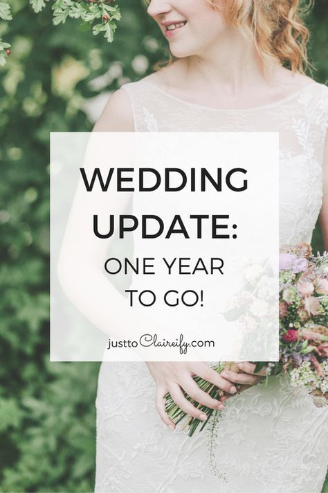 Find out where we're at in our wedding planning journey, with just 365 days left until the big day! Last Friday, 1st Anniversary, Days Left, Our Wedding Day, 365 Days, Weeding, First Year, Big Day, Our Wedding