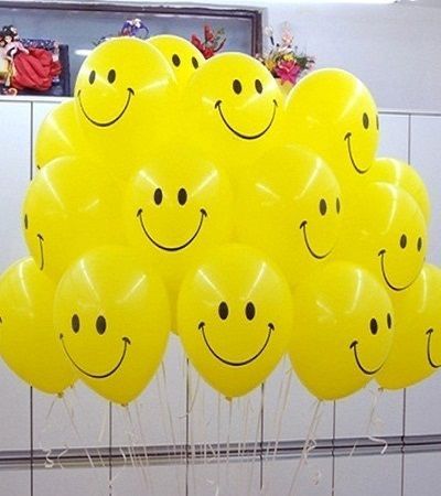 Emoji Balloon, Smile Pattern, Emoji Birthday Party, Desain Pantry, Yellow Birthday, Emoji Party, Emoji Birthday, Pastel Balloons, Purple Balloons