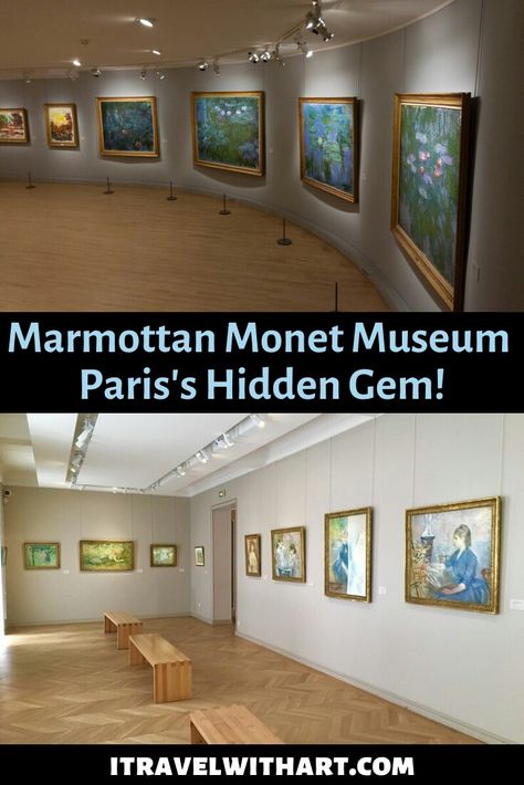 The Marmottan Monet museum in Paris owns & exhibits over 300 impressionism and post-impressionism paintings. One hundred of these are Claude Monet paintings! In fact this art museum has the largest Claude Monet collection in the world! Press on the link for more details about this fantastic Impressionism art museum.  #marmottan #paris #artmuseum #museum #claudemonet #monet #berthemorisot #artmuseums #paristravel #travelparis #musee Tate London, Post Impressionism Art, Paris Hidden Gems, Museum In Paris, Water Lilies Painting, Claude Monet Water Lilies, Claude Monet Paintings, Claude Monet Art, Monet Water Lilies