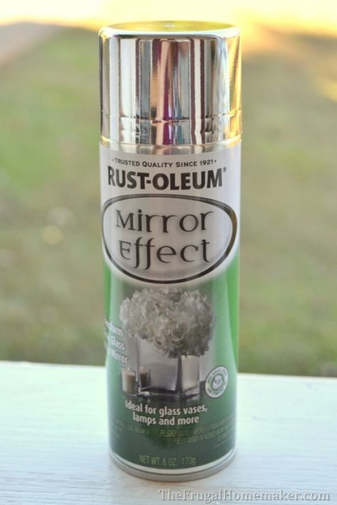 Rust-Oleum Mirror Effect spray paint Mirror Effect Spray Paint, Mercury Glass Diy, Fall Inspiration, Vintage Windows, Glass Pumpkins, Mirror Effect, 31 Days, A Mirror, How To Turn