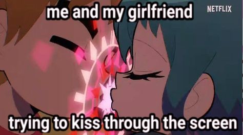 Long Distance Relationship Anime, Ramona Scott Pilgrim, Relationship Relatable, Me And My Girlfriend, Kiss Meme, Scott Pilgrim Comic, Series Netflix, Couple Memes, Relatable Meme