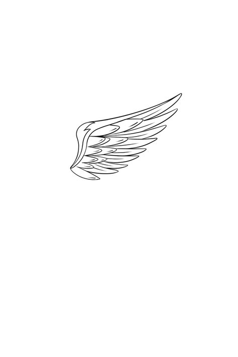 Small Wings Tattoo Design, Hermes Wings Tattoo, Tiny Wing Tattoo, Simple Wing Tattoo, Simple Wings Tattoo, Small Wing Tattoos, Angel Wing Finger Tattoo, Small Wings Tattoo, Small Angel Wing Tattoo