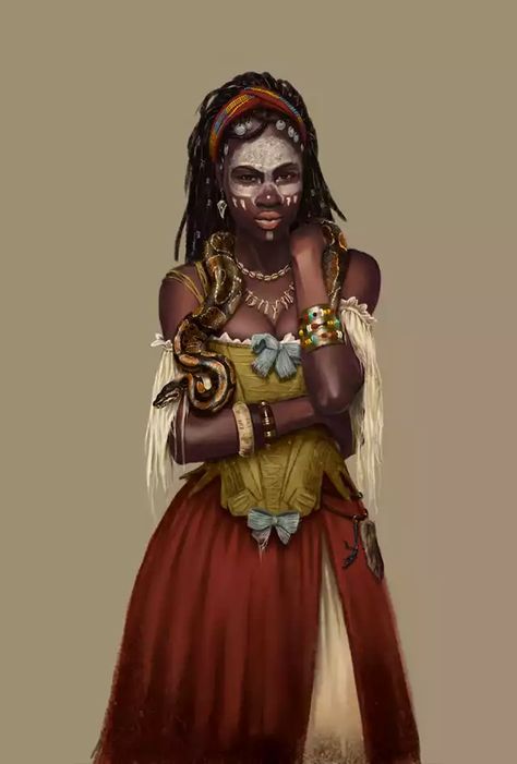 Quick D&D Female Character Ideas - Imgur Diy Pirate Costume For Women, Voodoo Makeup, Witch Doctor Costume, Viking Halloween Costume, Doctor Halloween Costume, Haunt Makeup, Vikings Halloween, Creepy Costume, Voodoo Halloween