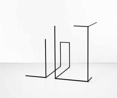 Ron Gilad Ron Gilad, Inspirational Sculpture, 3d Geometry, Abstract Inspiration, Shelf Furniture, Exhibition Display, Art Geometric, The Platform, Wire Sculpture