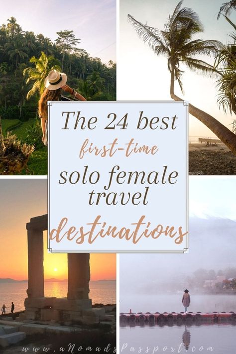 24 Amazing First Time Solo Female Travel Destinations Solo Female Travel Europe, Solo Vacation, Solo Travel Destinations, Solo Travel Tips, Beautiful Travel, Texas Travel, Women Travel, Travel Places, Solo Female Travel