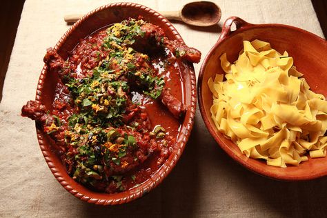 Red-Wine Braised Duck Olive Gremolata, Gremolata Recipe, Braised Duck, Egg Pasta, Duck Fat, Roast Duck, Cold Salad, Duck Recipes, Nyt Cooking