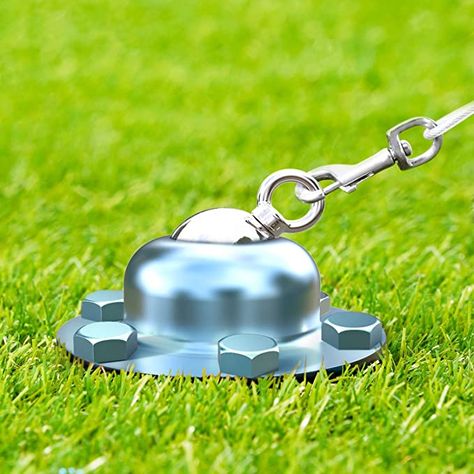 Amazon.com : Pestairs 360° Swivel Dog Tie Out Stake Dog Anchor – Lifetime Replacement - Heavy Dog Yard Stake Rust Proof Cat Anchor Dog Tether Holds 1000Lbs of Pull Force for Yard Camping Outdoor : Pestairs : Pet Supplies Dog Tether, Yard Camping, Dog Trolley, Dog Yard, Dog Tie, Cat Playground, Dog Training Obedience, Outdoor Dog, Dog Stuff