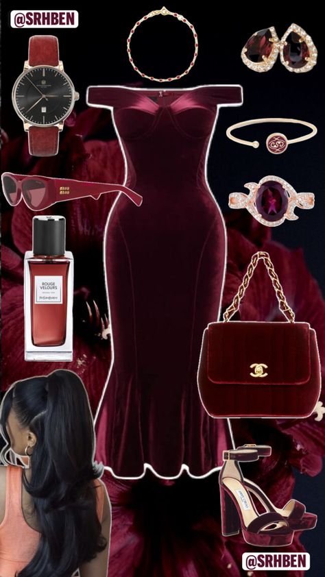 Burgundy Outfit 🥀 Story Wattpad, Sunglasses Necklace, Burgundy Outfit, Dress Heels, Heels Classy, Beautiful Dress, Summer Outfit, Sunglasses, Heels